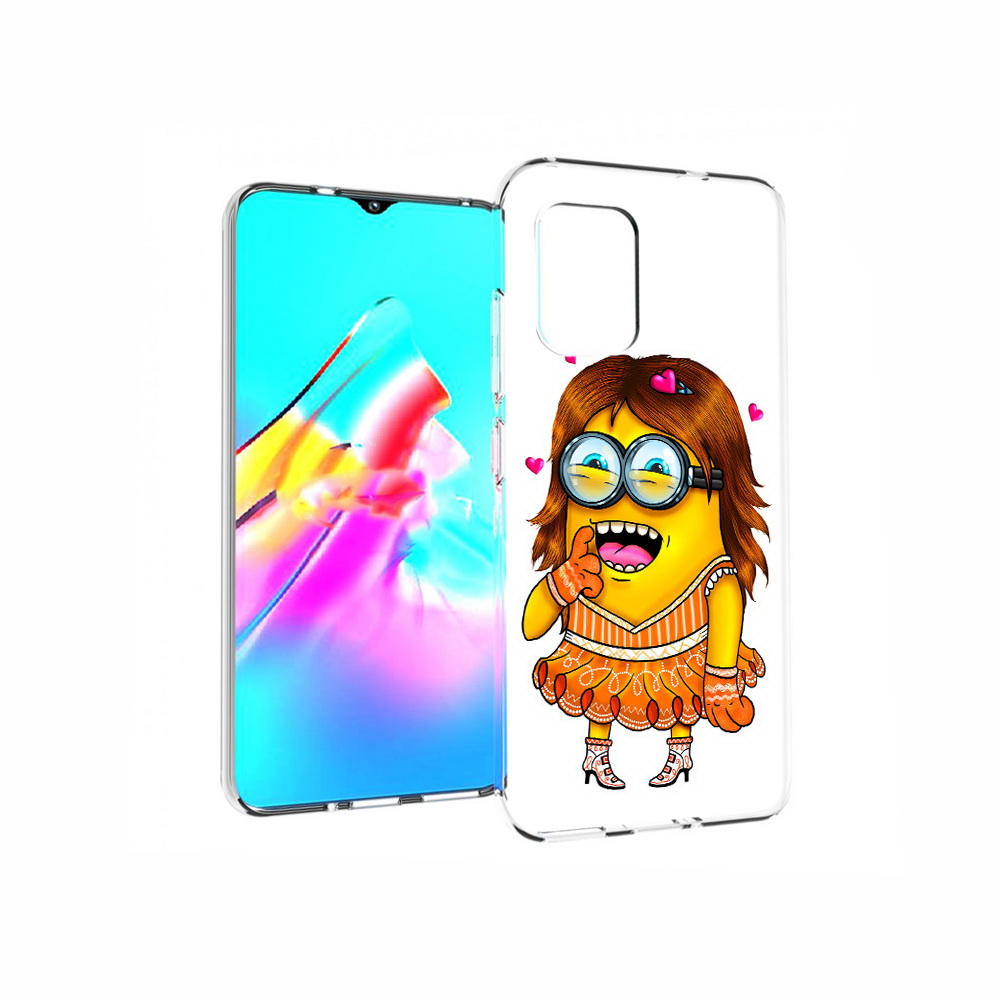 Чехол MyPads Tocco для Asus Zenfone 8 Миньон девочка