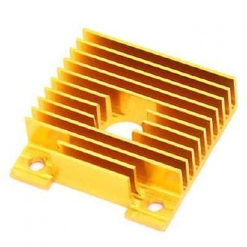 

Радиатор для экструдера MK7MK8, золотой, 40x40x11