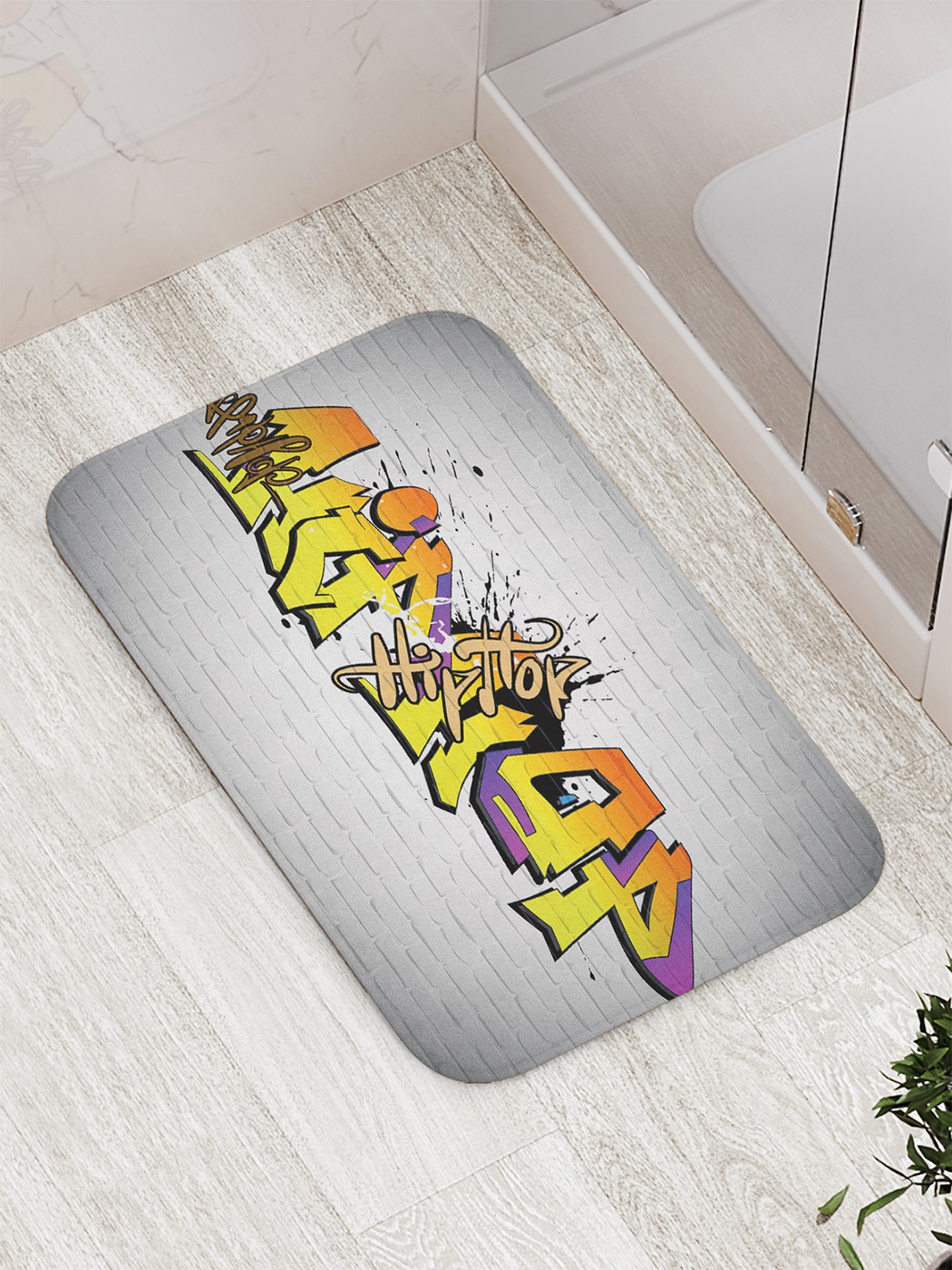 

Коврик противоскользящий для ванной, сауны, бассейна, 77х52 см bath_65735 JoyArty