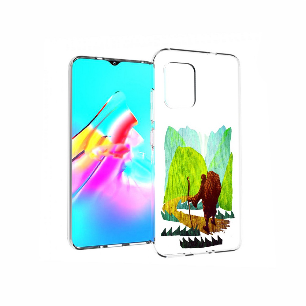 

Чехол MyPads Tocco для Asus Zenfone 8 Лесная тропа, Прозрачный, Tocco