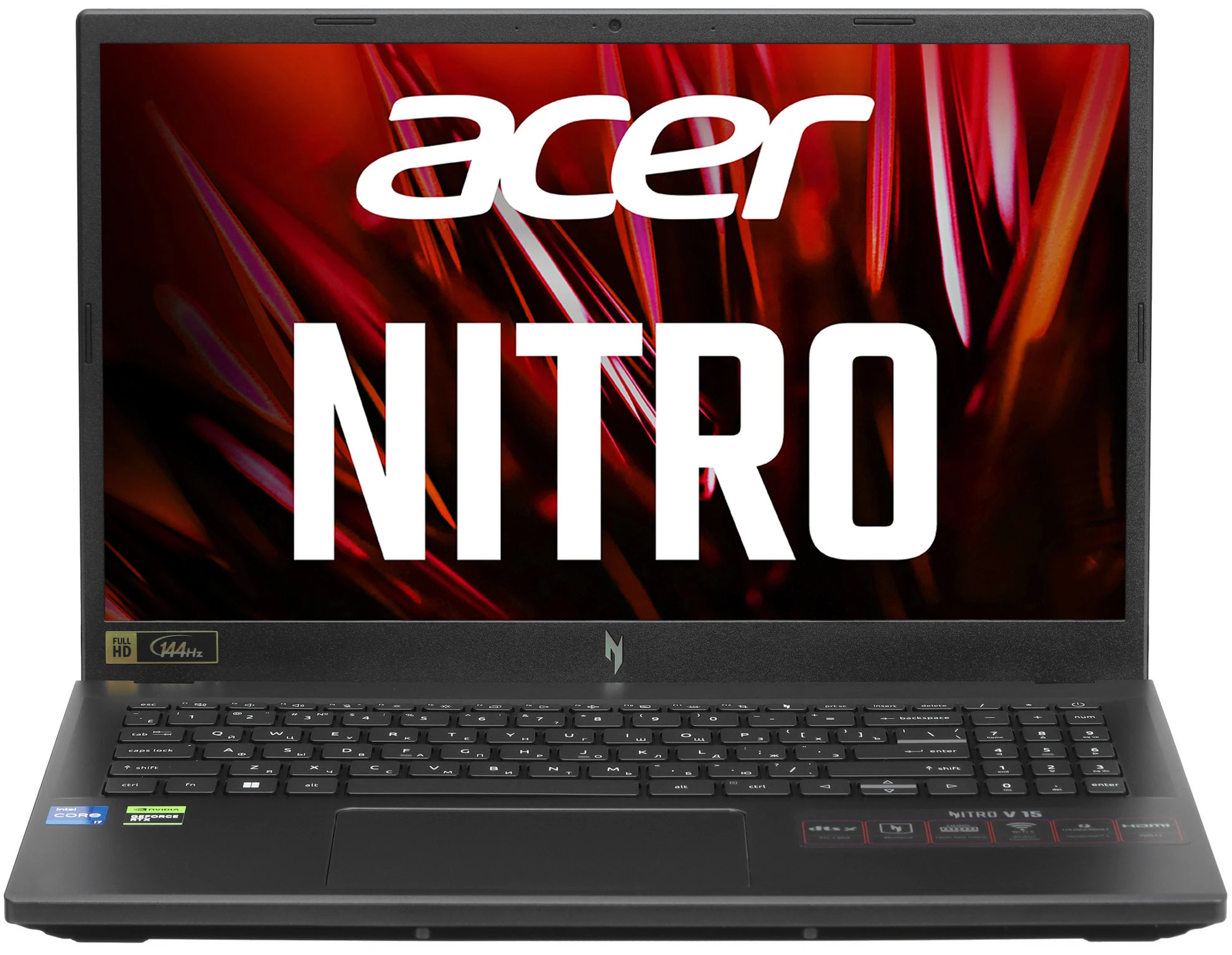 

Ноутбук Acer Nitro V 15 ANV15-51-732E черный (NH.QN8CD.009), Nitro V 15 ANV15-51-732E