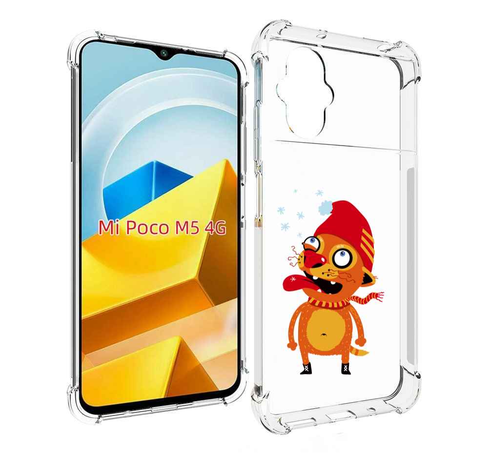 

Чехол MyPads Tocco для Xiaomi M5 Зимний кот, Прозрачный, Tocco