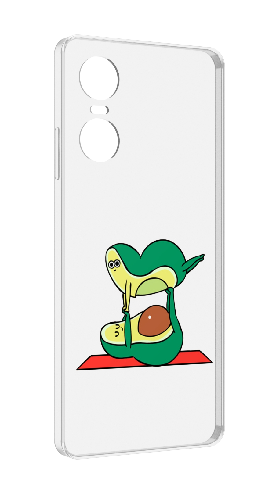 

Чехол Mypads Две-Половинки Для Tecno Pop 6 Pro, Прозрачный, Tocco