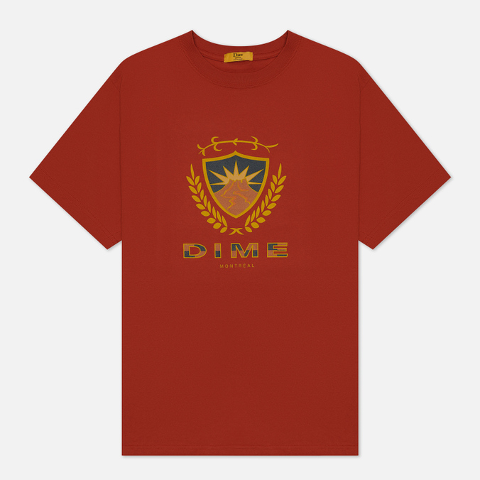 

Футболка мужская Dime Crest красная XL, Crest