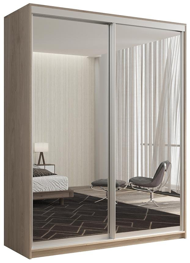 

Шкаф-купе 2-х дверный Кааппи 1 Дуб Кастелло Серый 140х45х230 см