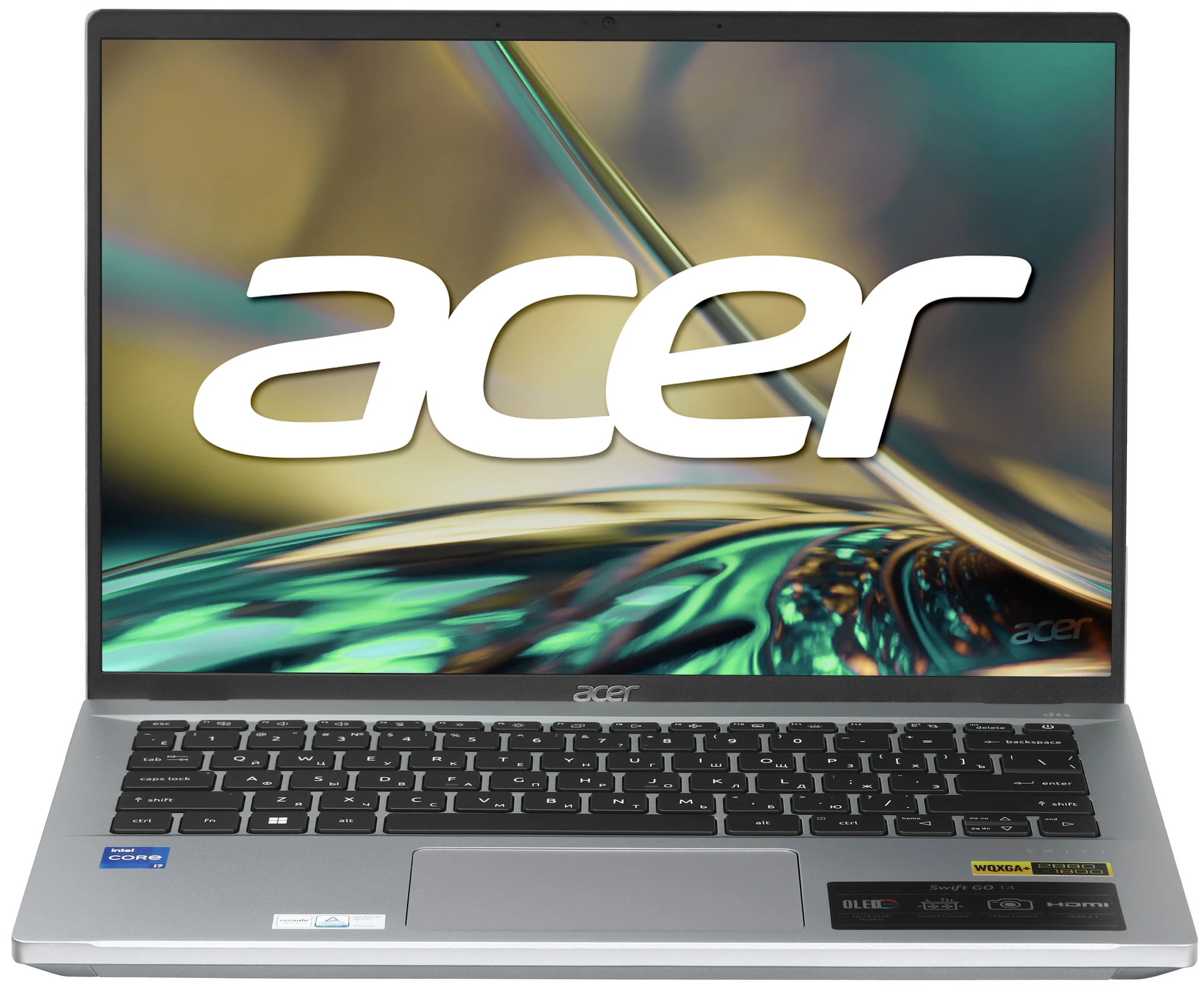 

Ноутбук Acer Swift GO 14 SFG14-71-743F серебристый (NX.KLQCD.004), Swift GO 14 SFG14-71-743F