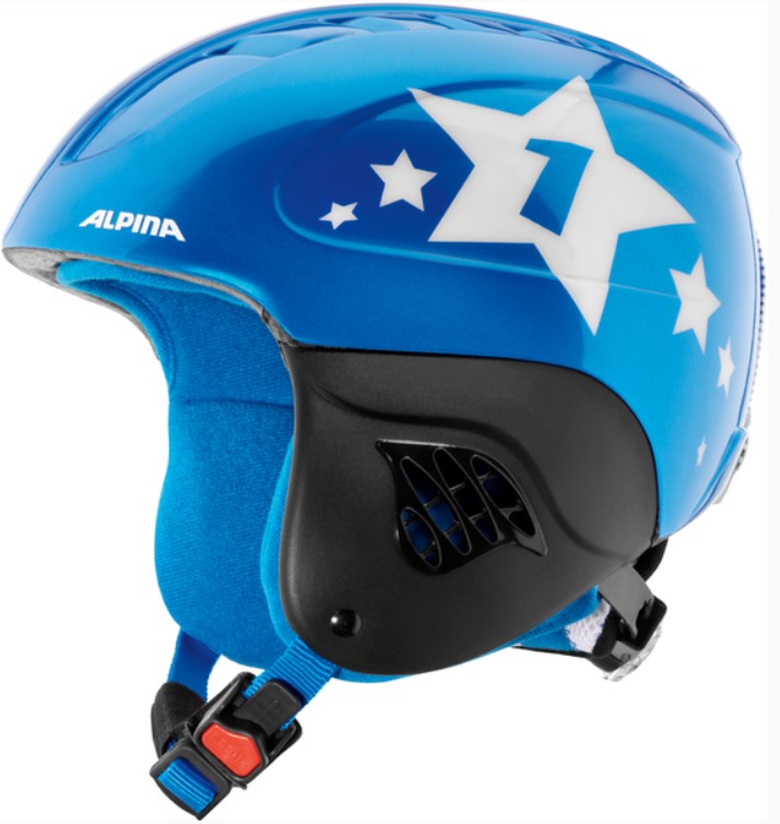 фото Горнолыжный шлем alpina carat 2021, carat blue/star, xs