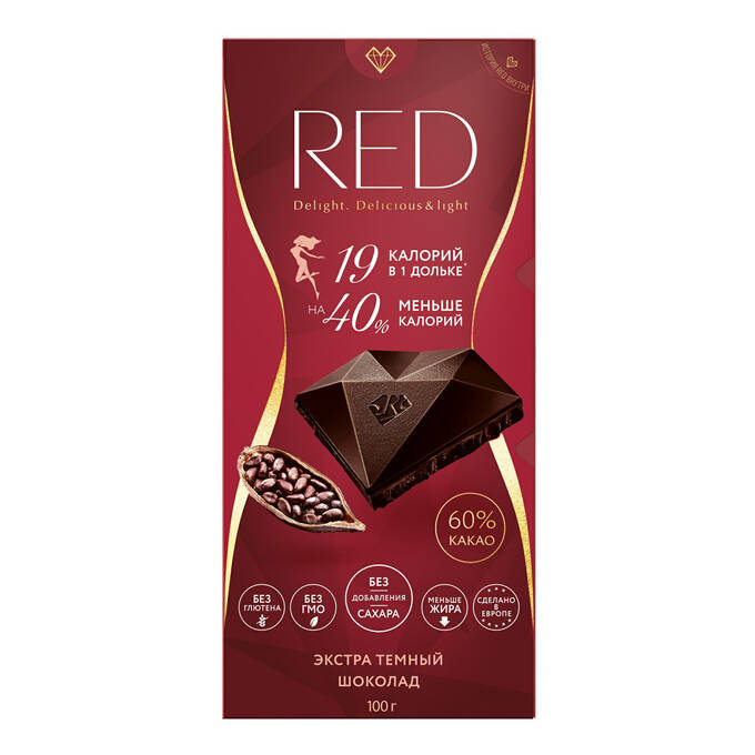 Шоколад Red Экстра Дарк темный 85 г