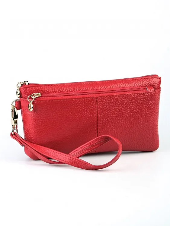 Кошелек женский Торговая федерация R-010 красный