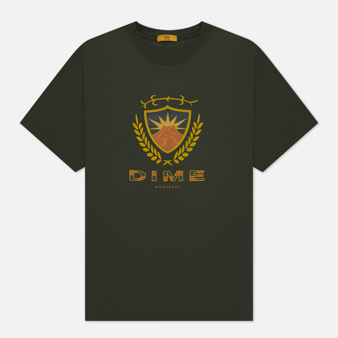 

Футболка мужская Dime Crest хаки S, Crest