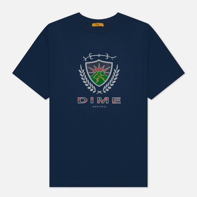 

Футболка мужская Dime Crest синяя L, Crest
