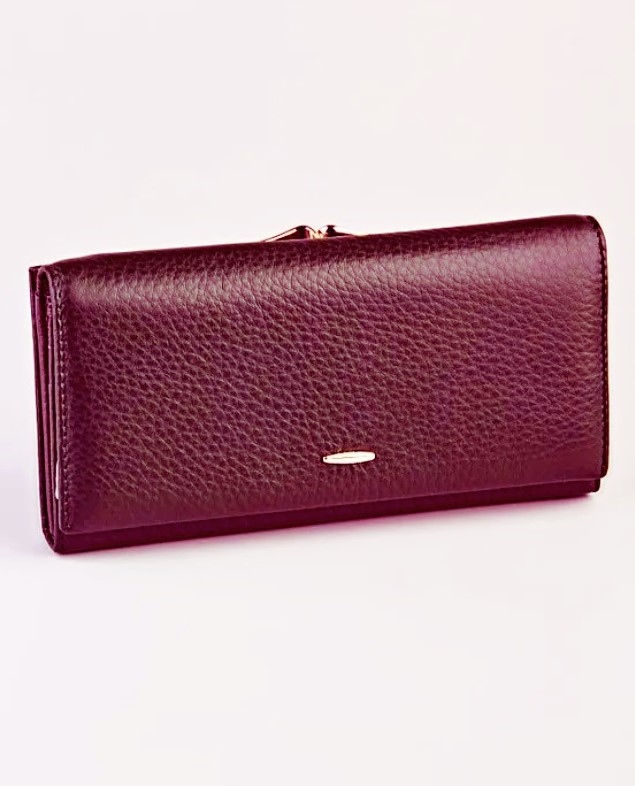 Кошелек женский Торговая федерация K-006 бордовый