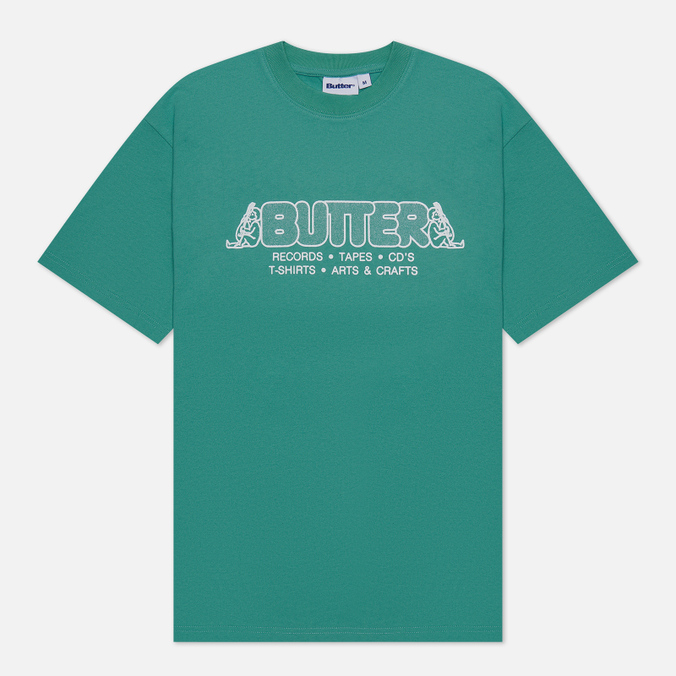 

Футболка мужская Butter Goods Crafts зеленая S, Crafts
