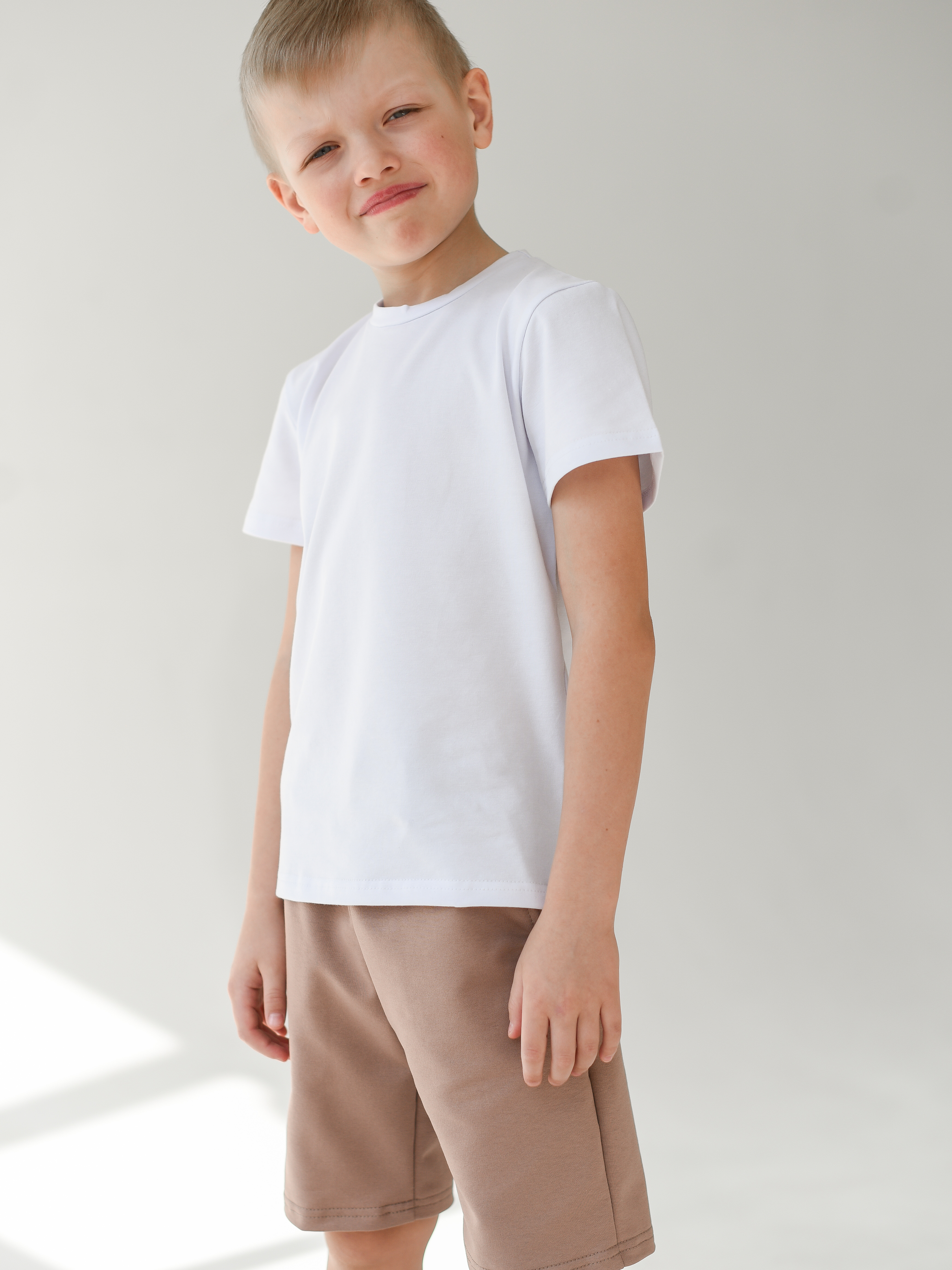 Шорты детские LikeRostik 1205, бежевый, 128