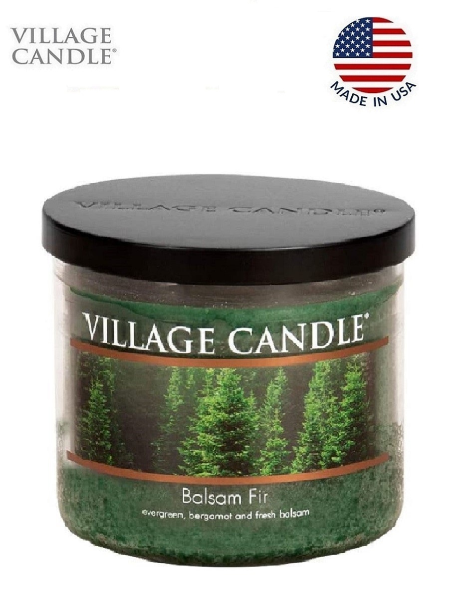 фото Ароматическая свеча village candle "balsam fir", чаша, средняя