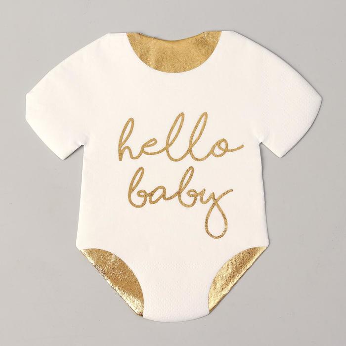 

Салфетки бумажные Hello Baby, 32 см, набор 20 шт.