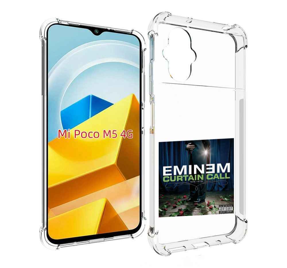 

Чехол MyPads Tocco для Xiaomi M5 Eminem CURTAIN CALL, THE HITS, Прозрачный, Tocco