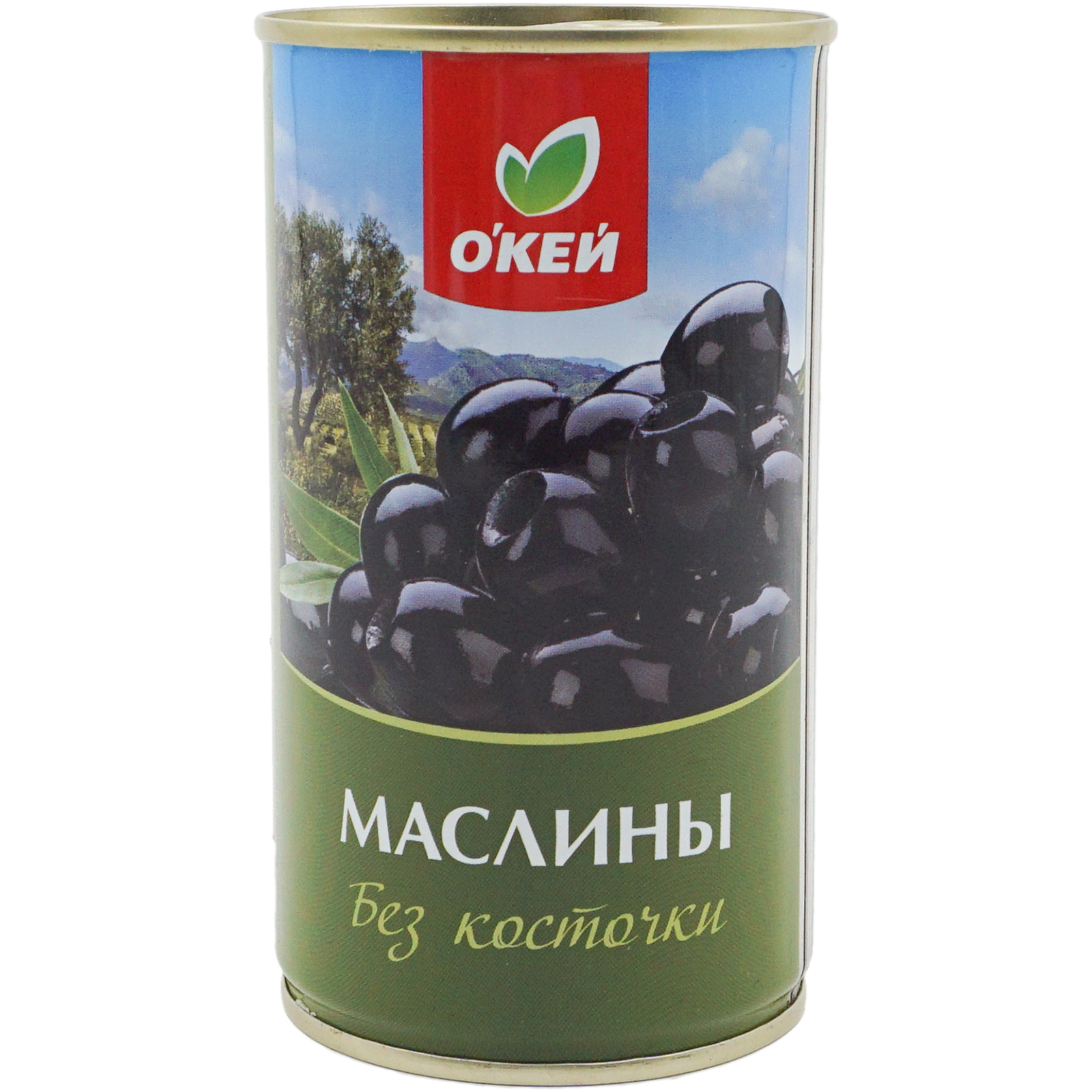 Маслины Окей черные без косточки 350 г О`Кей