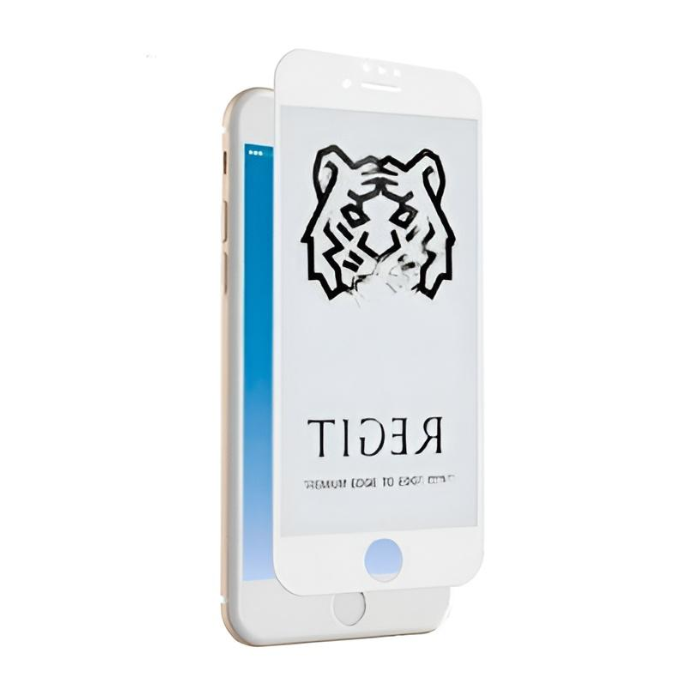 Защитное стекло 9H iPhone 6 Plus/6S Plus Full (белый)