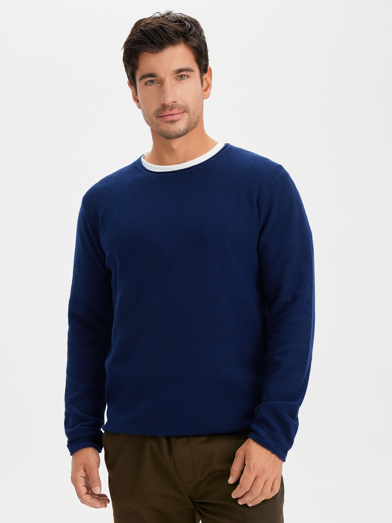 

Джемпер мужской Just Clothes 439499 синий 52 RU, 439499
