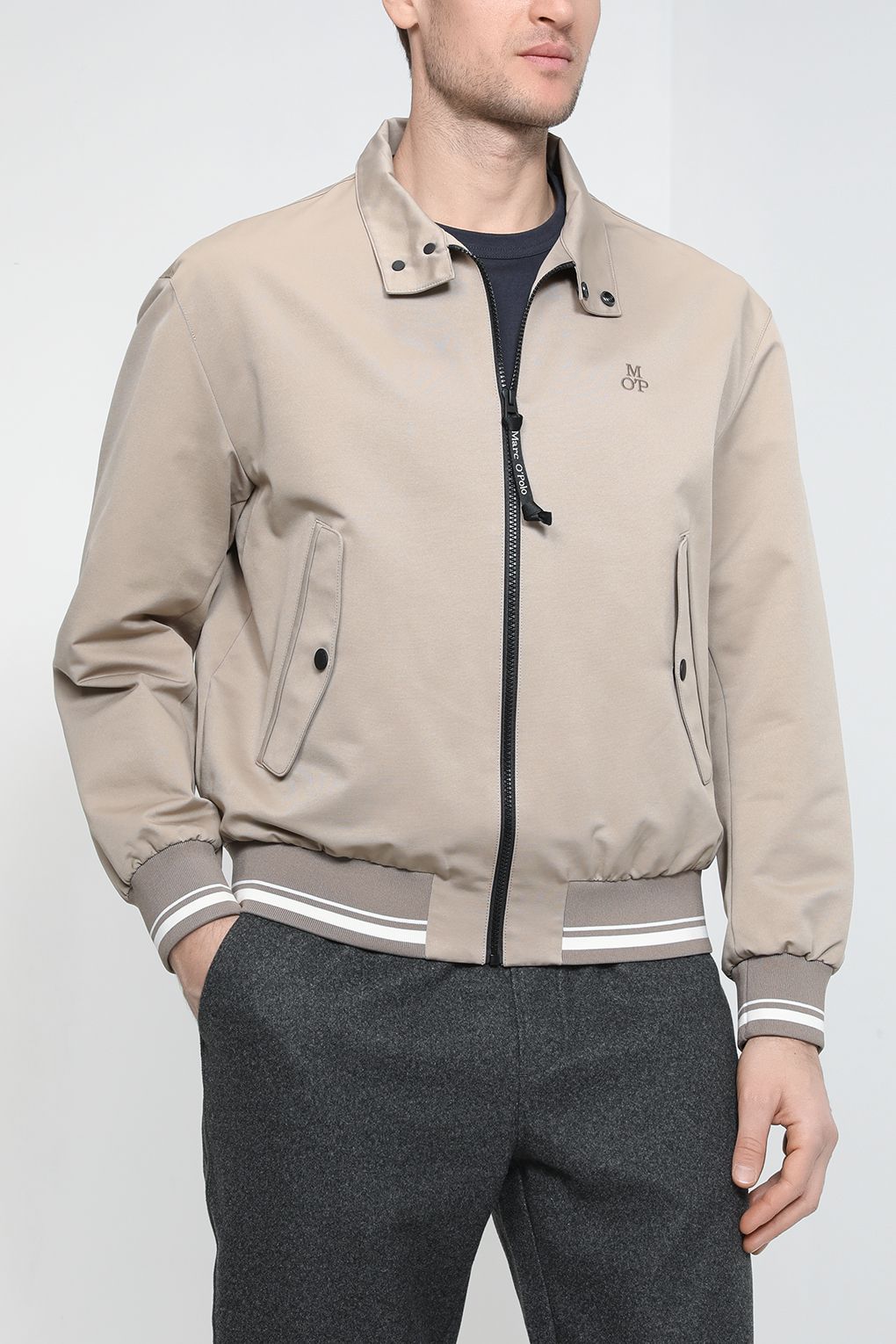 

Бомбер мужской Marc O’Polo 321024970438 коричневый 3XL, 321024970438