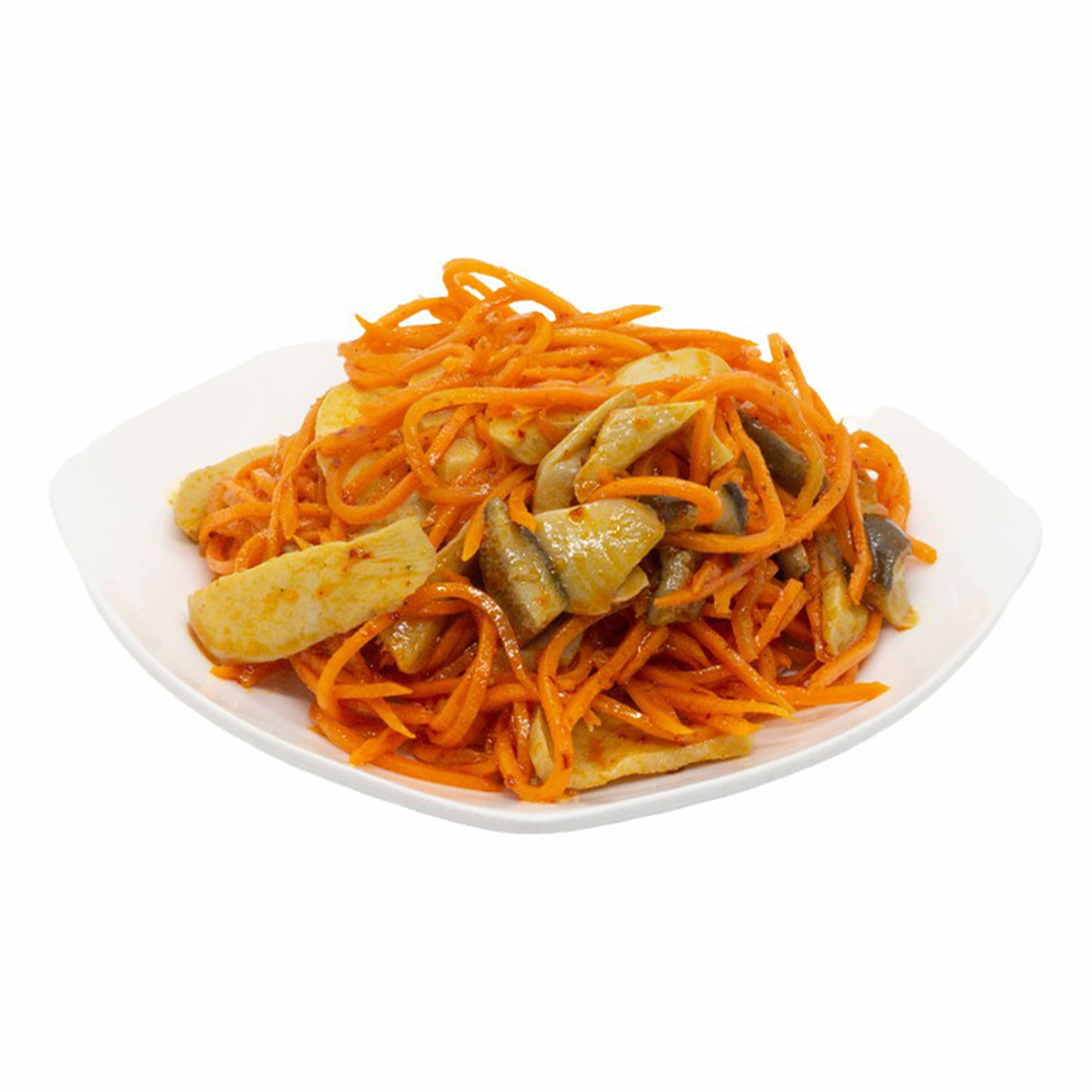 

Салат Белоручка Морковь по-корейски с грибами