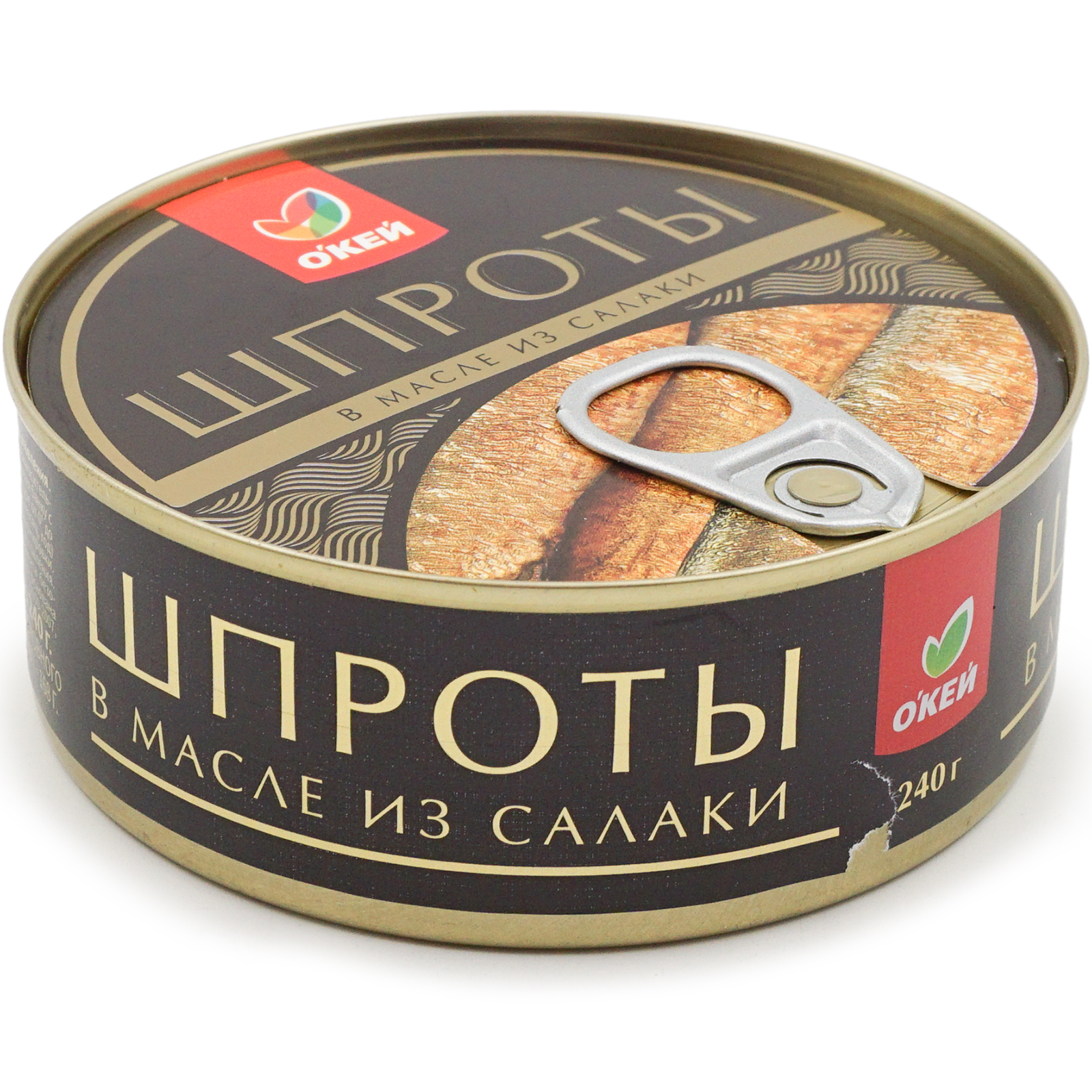 

Шпроты Окей в масле 240 г