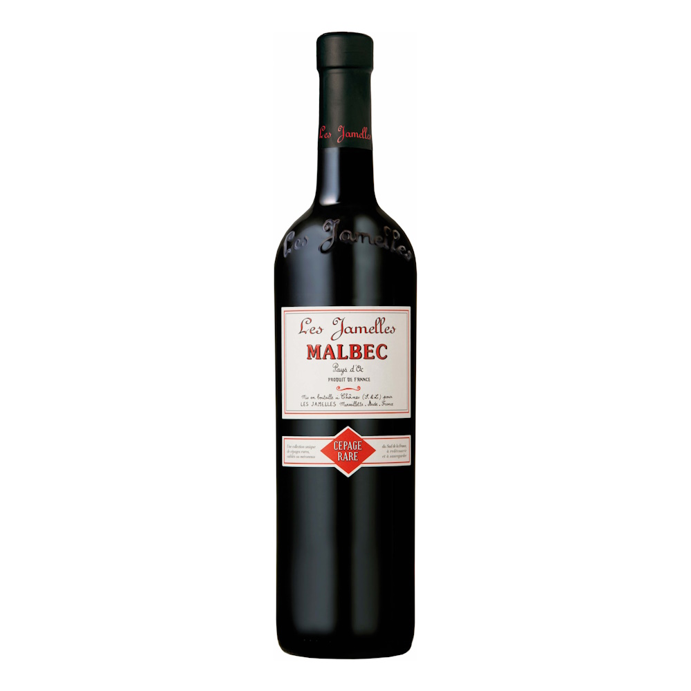 

Вино Les Jamelles Cepage Rare Malbec Pays d'Oc IGP красное сухое 13% 0,75 л