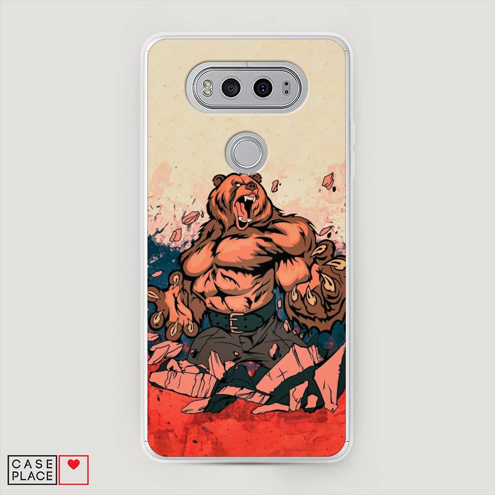 

Чехол Awog "Медведь с флагом РФ" для LG V20, 83350-2