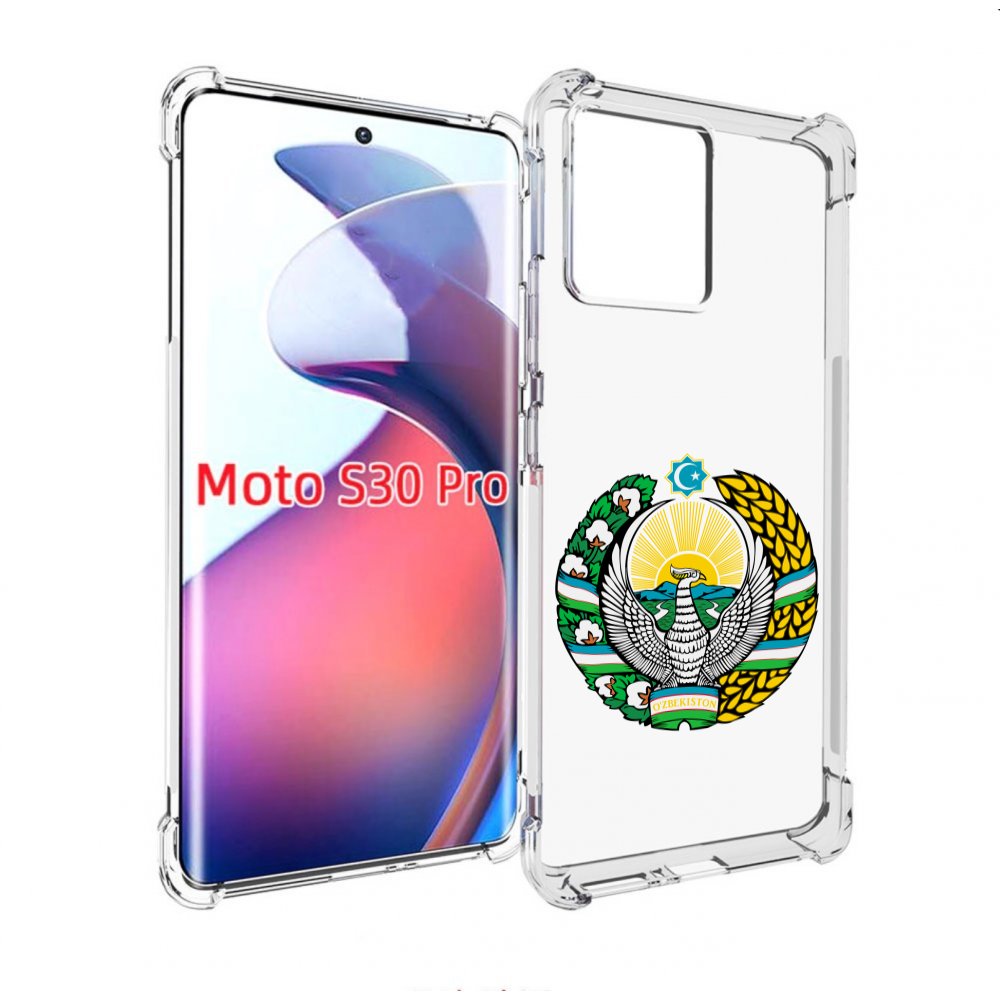 

Чехол MyPads герб-узбекистана для Motorola Moto S30 Pro, Прозрачный, Tocco