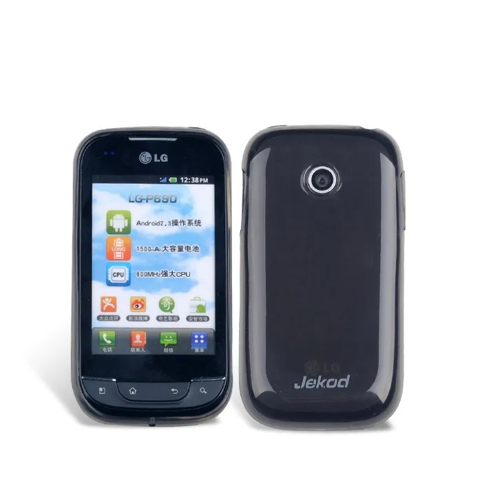 

Накладка Jekod для LG P690 Optimus Link черная, Черный
