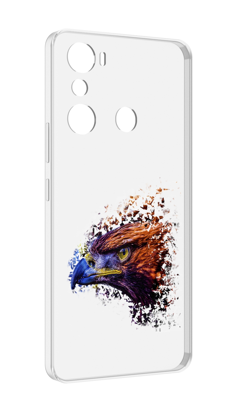 

Чехол MyPads красочный орел для Infinix Hot 20i, Прозрачный, Tocco