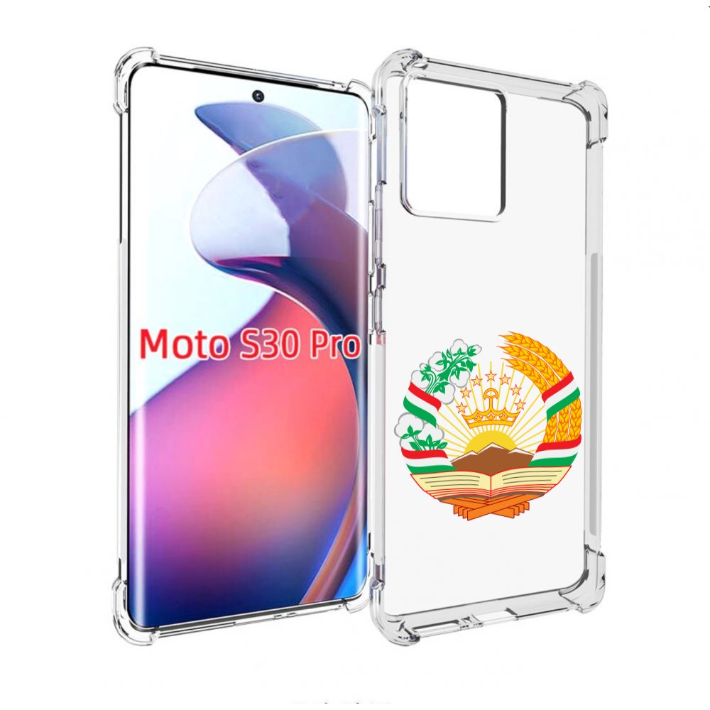 

Чехол MyPads герб-таджикистана для Motorola Moto S30 Pro, Прозрачный, Tocco