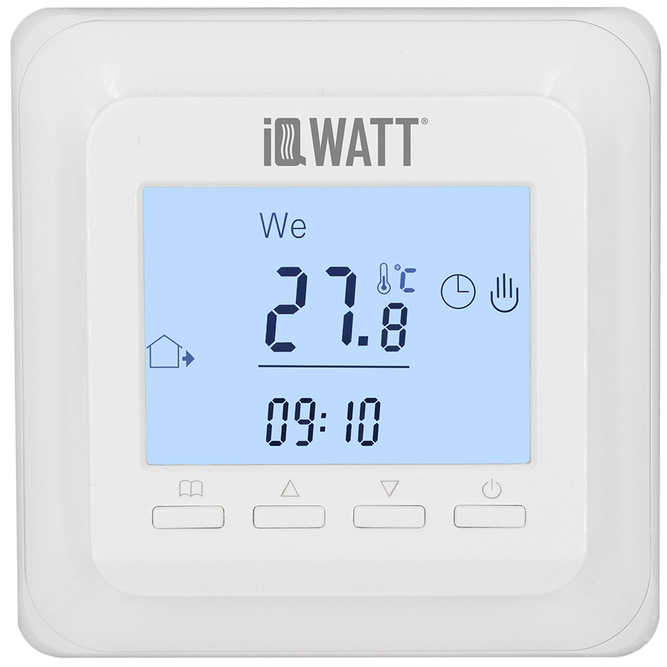 Терморегулятор для теплых полов IQ Watt Thermostat P белый
