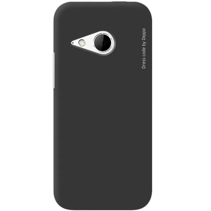 

Накладка Air Case + защитная пленка для HTC One mini 2 чёрная, Deppa, Черный