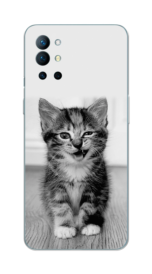 

Чехол Awog на OnePlus 9R / ВанПлас 9R "Подмигивающий котенок", Черный;серый, 151650-1