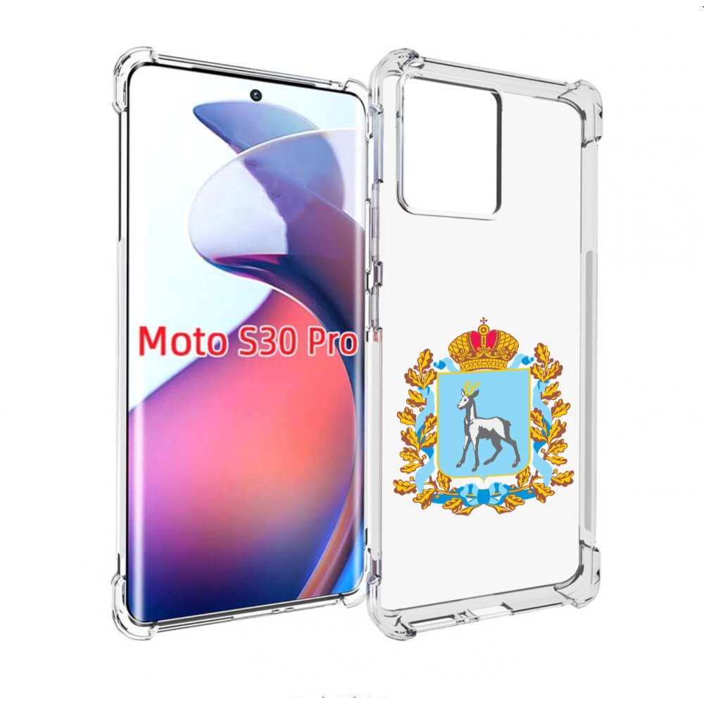 

Чехол MyPads герб-самарская-область для Motorola Moto S30 Pro, Прозрачный, Tocco