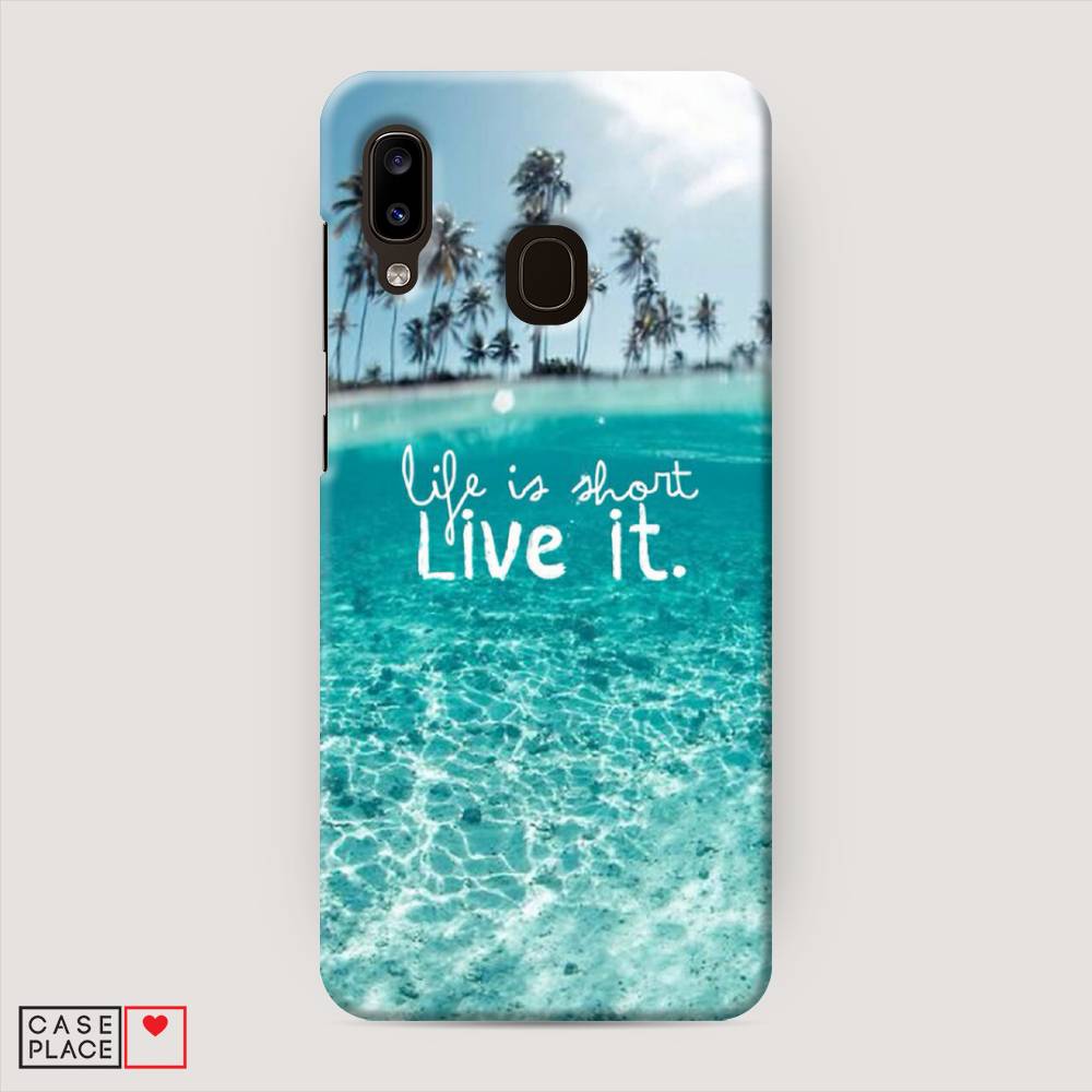 

Пластиковый чехол "Live it" на Samsung Galaxy A20, 27620-5