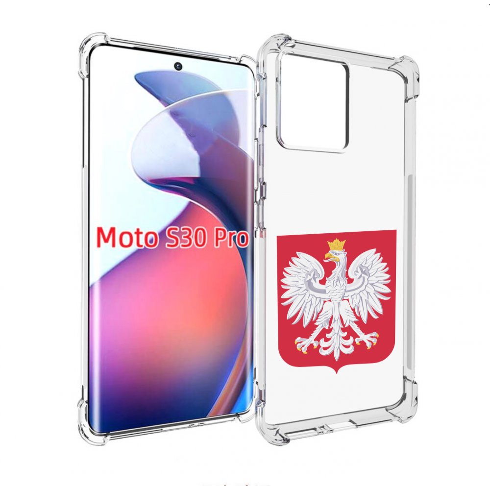 

Чехол MyPads герб-польши для Motorola Moto S30 Pro, Прозрачный, Tocco