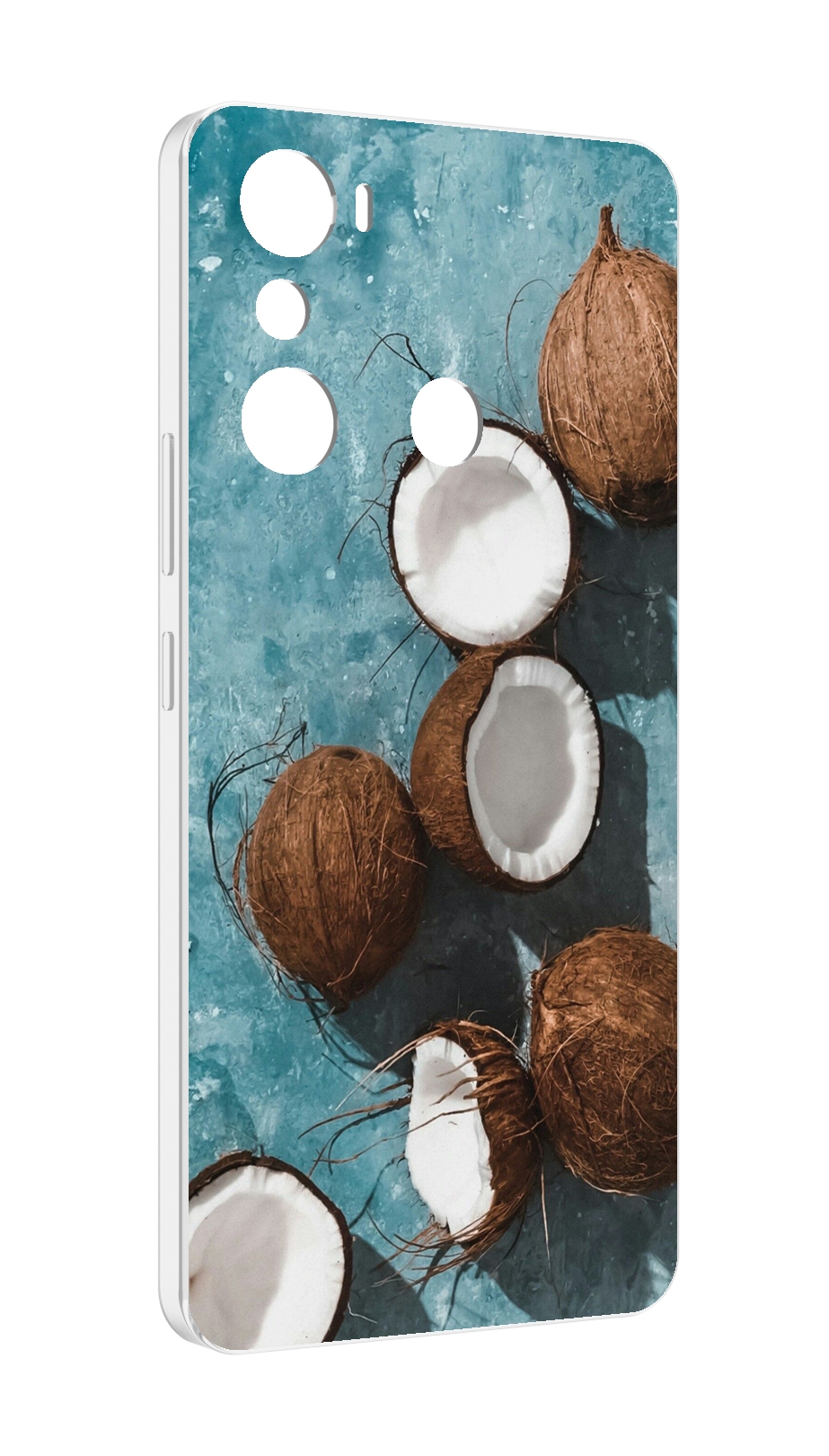 

Чехол MyPads красивые-кокосы для Infinix Hot 20i, Прозрачный, Tocco
