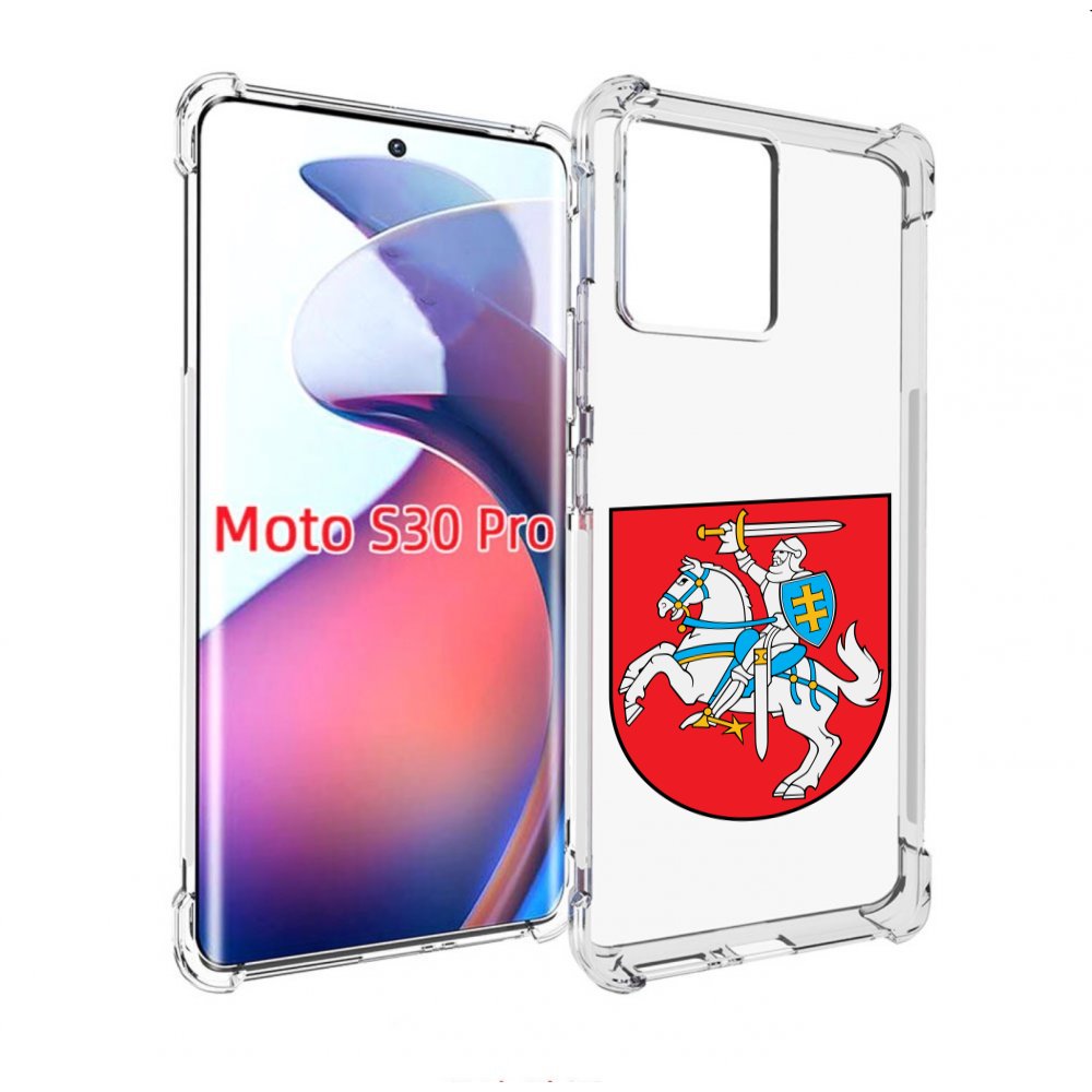 

Чехол MyPads герб-литва для Motorola Moto S30 Pro, Прозрачный, Tocco