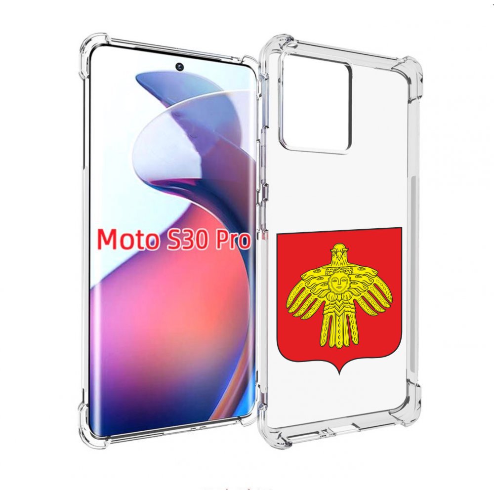 

Чехол MyPads герб-коми-сыктывкар для Motorola Moto S30 Pro, Прозрачный, Tocco