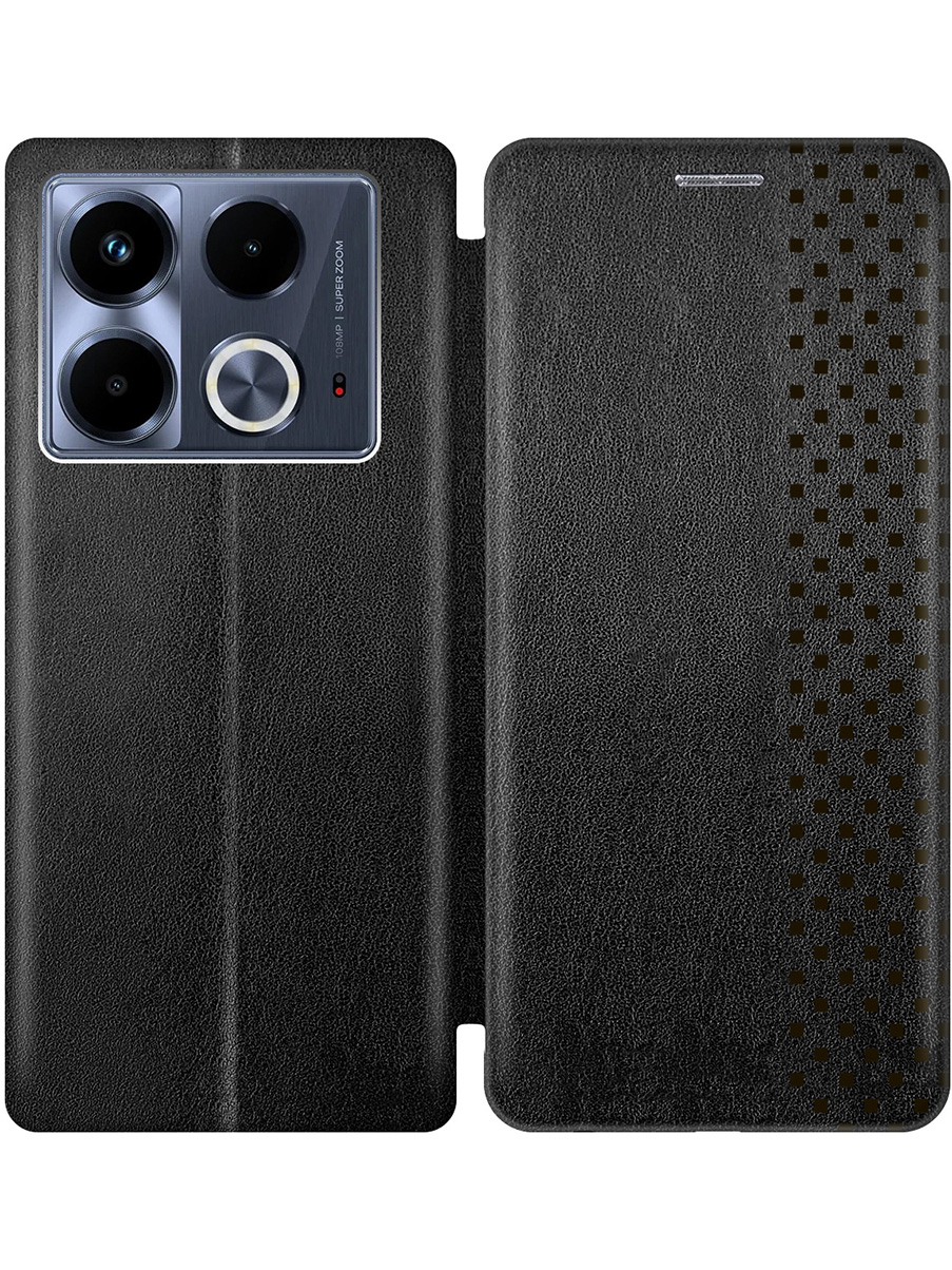 

Чехол-книжка на Infinix Note 40 с принтом "Шах и мат" черный, Черный;серый, 782626431