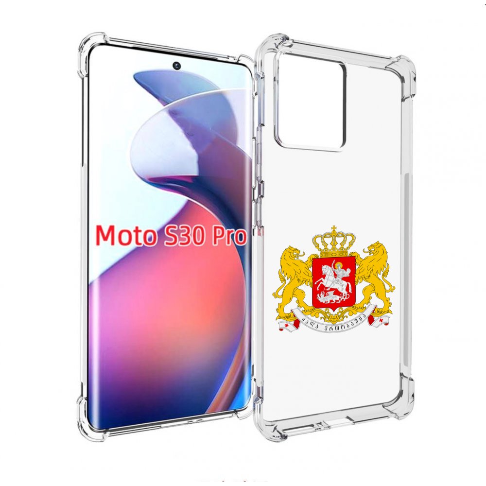 

Чехол MyPads герб-грузии для Motorola Moto S30 Pro, Прозрачный, Tocco