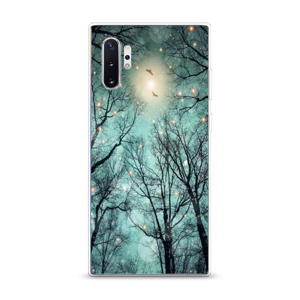 

Чехол Awog на Samsung Galaxy Note 10 Plus "Лес в сумерках", 28550-4