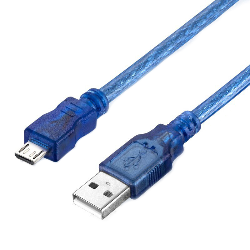 Дата-кабель Noname USB A(M)- micro USB(M) 5pin USB 1.5 м (Синий)