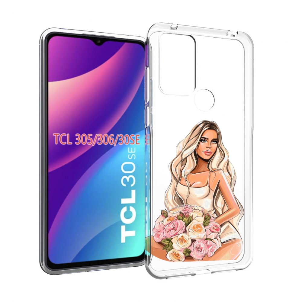 

Чехол MyPads Нежная-девушка женский для TCL 30SE / TCL 305 / TCL 306 / TCL 30E, Tocco