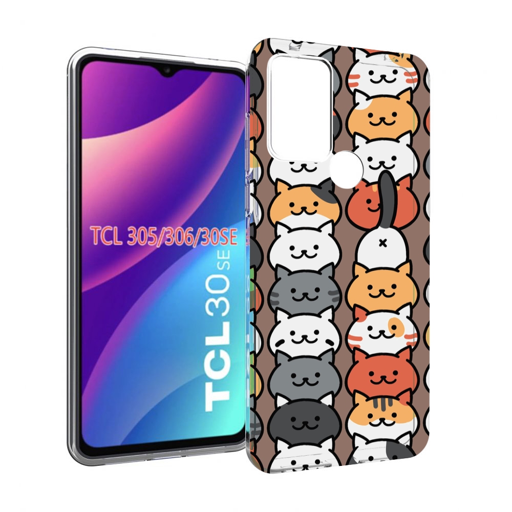 

Чехол MyPads Найди-кота для TCL 30SE / TCL 305 / TCL 306 / TCL 30E, Tocco