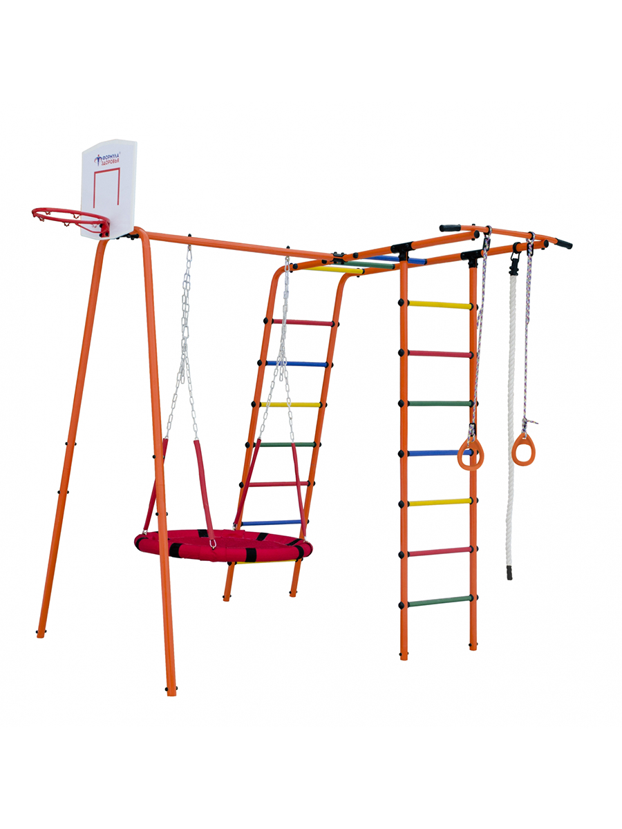 

Уличный спортивный комплекс Maksi-junior Street 1 оранжевый-радуга, Street 1