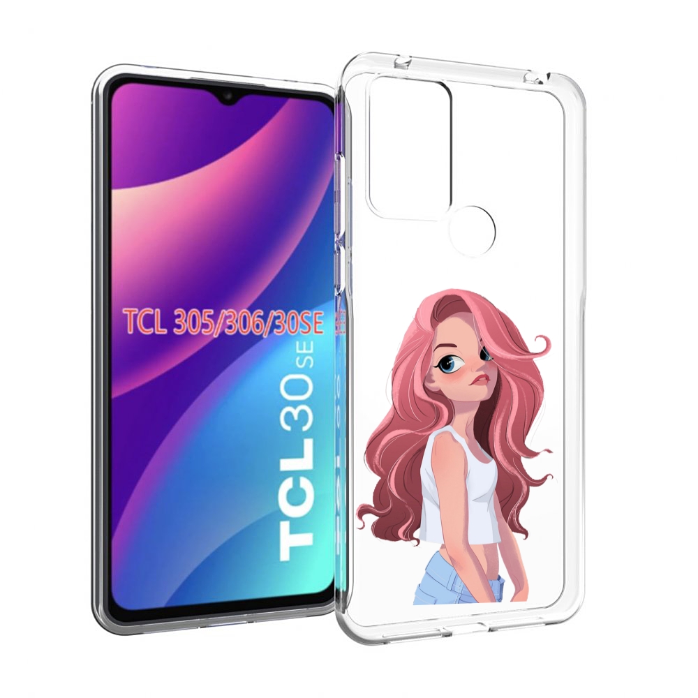 

Чехол MyPads Мультяшный-арт-девушки женский для TCL 30SE/305/306/30E, Tocco